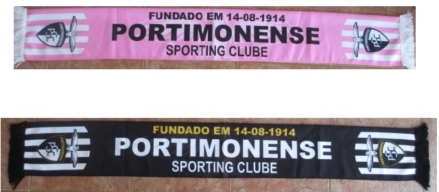 Cachecóis sublimados nas duas faces