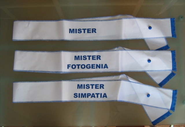 Faixas campeão em cetim simples